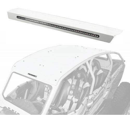 PRO ARMOR - ASYLUM REAR WING W/ LIGHTBAR MATTE WHITE - Image 1