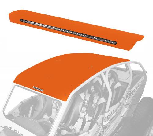 PRO ARMOR - ASYLUM REAR WING W/ LIGHTBAR ORANGE MADNESS - Image 1