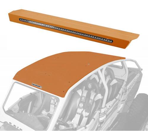 PRO ARMOR - ASYLUM REAR WING W/ LIGHTBAR ORANGE RUST METALLIC - Image 1