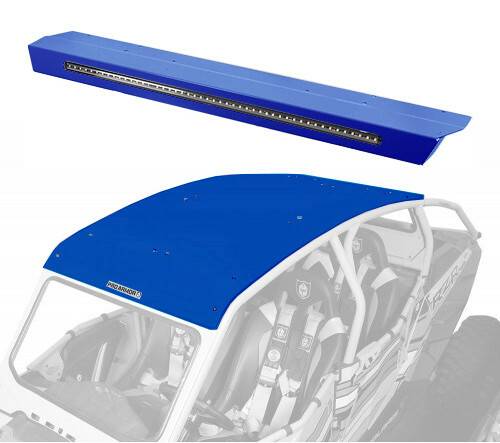 PRO ARMOR - ASYLUM REAR WING W/ LIGHTBAR POLARIS BLUE - Image 1