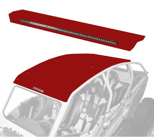 PRO ARMOR - ASYLUM REAR WING W/ LIGHTBAR PERFORMANCE RED - Image 1