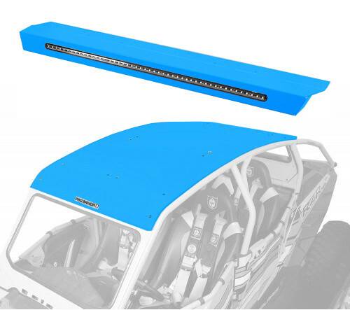 PRO ARMOR - ASYLUM REAR WING W/ LIGHTBAR SKY BLUE - Image 1