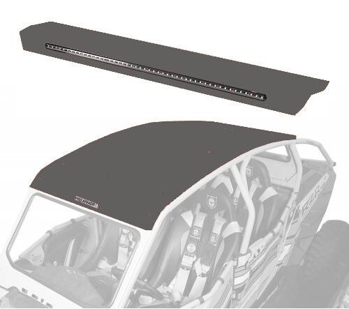 PRO ARMOR - ASYLUM REAR WING W/ LIGHTBAR STEALTH GREY - Image 1