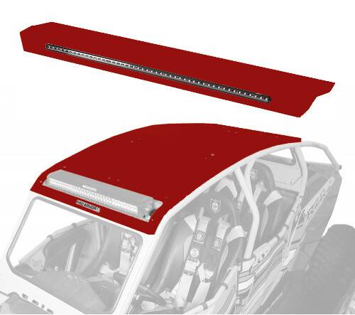 PRO ARMOR - ASYLUM ROOF W/RR LIGHTBAR PKT PERFORMANCE RED - Image 1