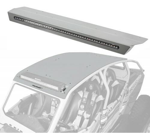 PRO ARMOR - ASYLUM ROOF W/RR LIGHTBAR PKT SPARKLE SILVER METALLIC - Image 1