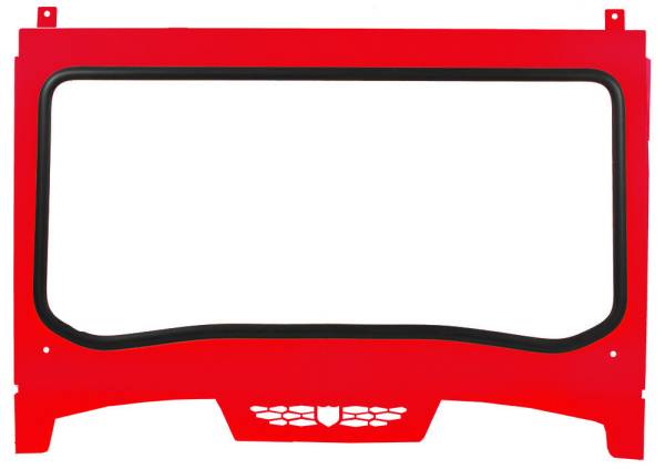 PRO ARMOR - ASYLUM FRONT WINDSHIELD W/PCKT RED - Image 1