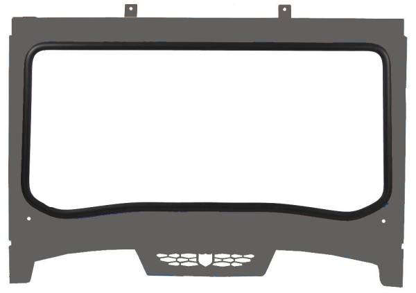 PRO ARMOR - ASYLUM FRONT WINDSHIELD STEALTH GREY - Image 1