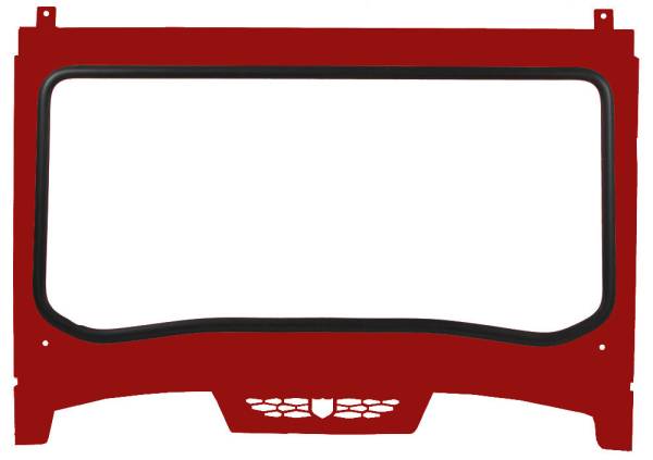 PRO ARMOR - ASYLUM FRONT WINDSHIELD W/PCKT PERFORMANCE RED - Image 1