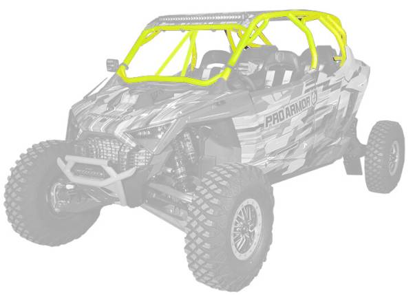 PRO ARMOR - PRO R MP CAGE W/V INTRUSION LIFTED LIME - Image 1