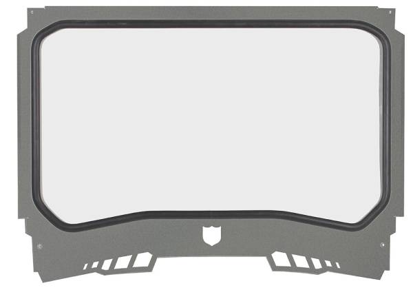 PRO ARMOR - PRO XP/R FRONT WINDSHIELD TITANIUM MATTE METALLIC - Image 1