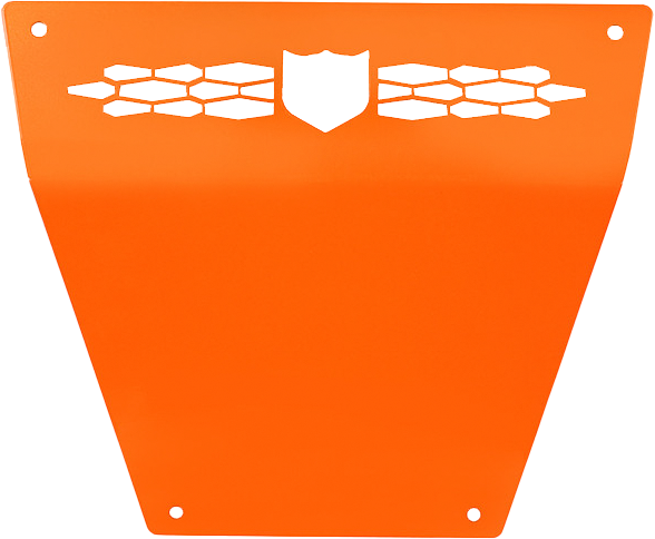 PRO ARMOR - FRONT RACE SKID PLATE ORANGE POL - Image 1