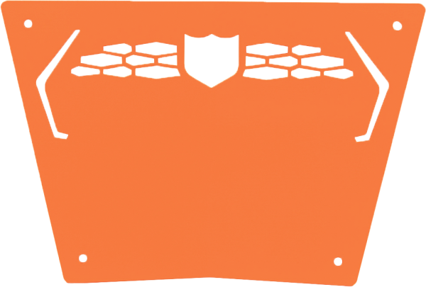 PRO ARMOR - FRONT SPORT BUMPER SKID PLATE ORANGE MADNESS - Image 1