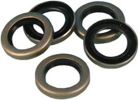 JAMES GASKETS - GASKET SEAL METAL OD SINGLE LIP FLT FXR FXRS 5/PK 12043-A - Image 1