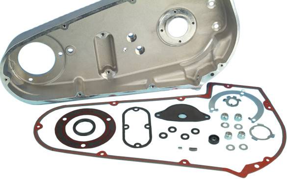 JAMES GASKETS - GASKET PRIMARY COVER 8 HOLE BIG TWIN EARLY KIT 60540-65-K - Image 1