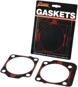 JAMES GASKETS - GASKET CYL BASE .020 METAL FRONT AND REAR 2PK 16776-63-X1 - Image 1