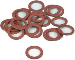 JAMES GASKETS - GASKET WASHER MAIN JET FIBRE BENDIX CARB 20/PK 27403-71 - Image 1