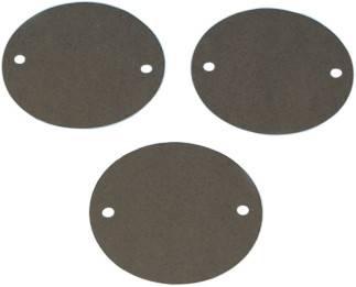 JAMES GASKETS - GASKET CIRC BROCKER COVER 2 HOLE PAPER 10/PK 32591-70 - Image 1