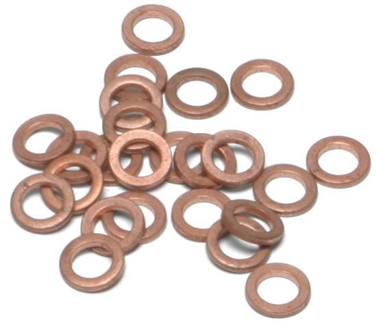 COMETIC - ROCKER BOLT COPPER WASHER EVO/SPORTSTER 24/PK - Image 1