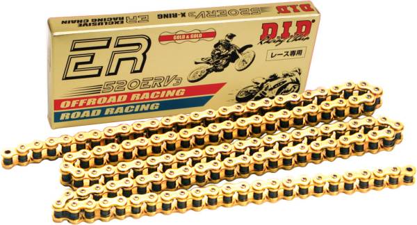 D.I.D - EXCLUSIVE RACING 520ERV3 120 X-RING CHAIN GOLD - Image 1