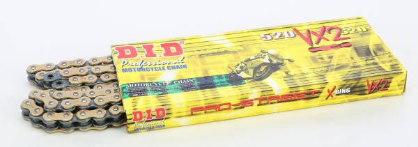 D.I.D - PRO-STREET 520VX2G-25FT VX-RING CHAIN GOLD - Image 1