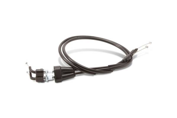 MOTION PRO - BLACK VINYL THROTTLE CABLE PUSH-PULL  SET KTM/HUS - Image 1