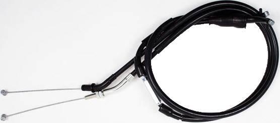 MOTION PRO - BLACK VINYL THROTTLE CABLE SET - Image 1