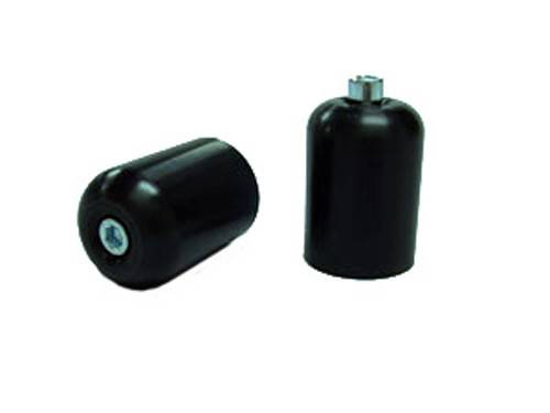 SHOGUN - BAR END SLIDERS BLACK - Image 1