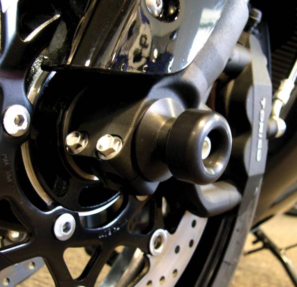 SHOGUN - FRONT AXLE SLIDERS BLACK - Image 1