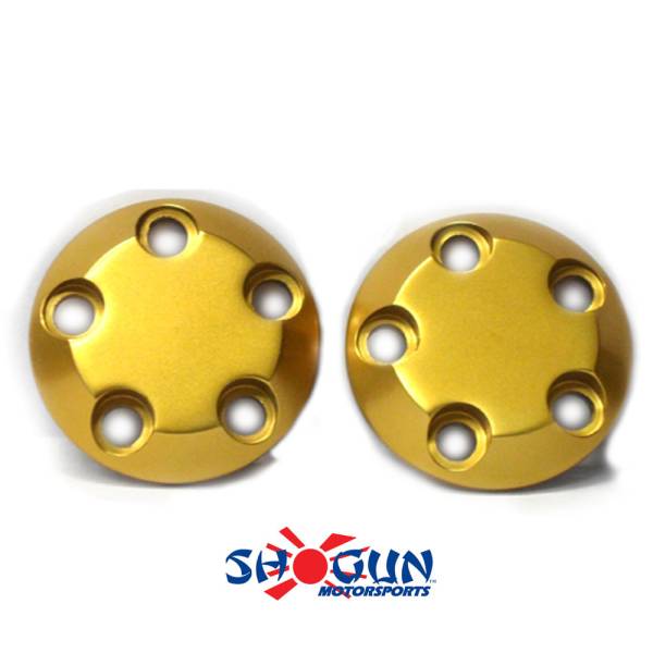 SHOGUN - FRAME SLIDERS END CARBON GOLD - Image 1