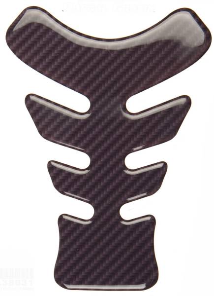 WPS - ONE-PIECE STICK-ON TANK PAD (G REY CARBON FIBER) - Image 1