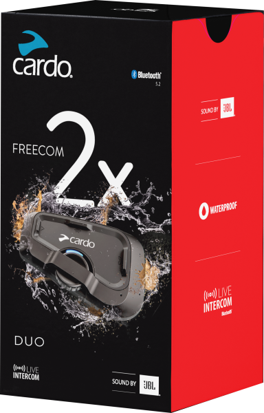 CARDO - FREECOM 2X BLUETOOTH HEADSET DUO - Image 1