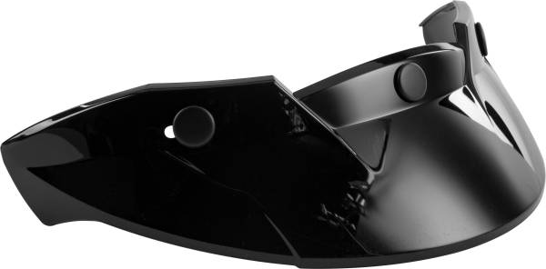 GMAX - 3-SNAP VISOR BLACK YS-2X OF-2/Y - Image 1