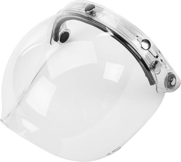 GMAX - BUBBLE SHIELD 3-SNAP FLIP-UP CLEAR UNIVERSAL - Image 1