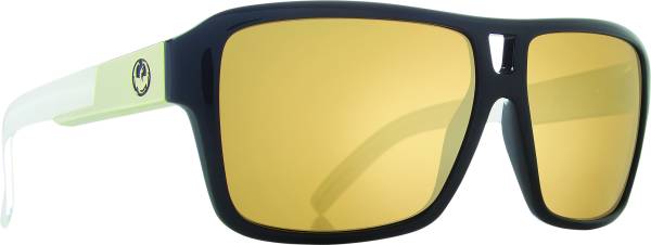 DRAGON - THE JAM SUNGLASSES JET WHITE W /GOLD ION LENS - Image 1