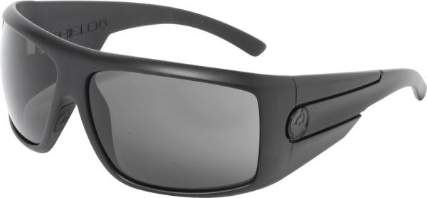 DRAGON - SHIELD SUNGLASSES MATTE STEALT H W/GREY LENS - Image 1