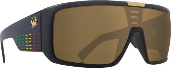 DRAGON - DOMO SUNGLASSES RASTA W/BRONZE LENS - Image 1