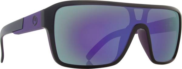 DRAGON - THE JAM REMIX SUNGLASSES JET W/PURPLE ION LENS - Image 1