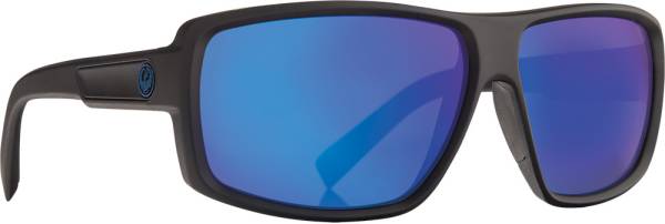 DRAGON - DOUBLE DOS SUNGLASSES MATTE BLACK W/BLUE ION LENS - Image 1