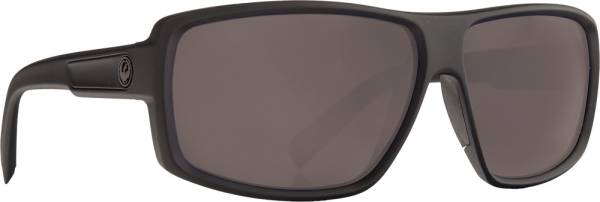 DRAGON - DOUBLE DOS SUNGLASSES MATTE BLACK W/ANSI GREY LENS - Image 1