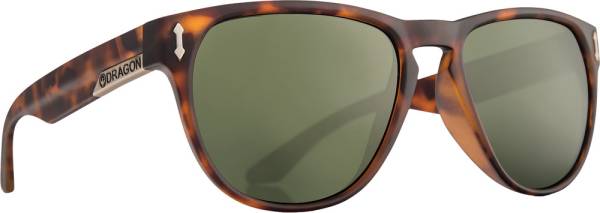 DRAGON - MARQUIS SUNGLASSES MATTE TORTOISE W/GREEN LENS - Image 1