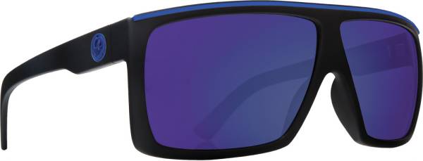 DRAGON - FAME SUNGLASSES MATTE BLACK H2 W/BLUE ION LENS - Image 1