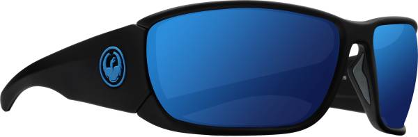 DRAGON - TOW IN SUNGLASSES MATTE BLACK H2O W/BLUE ION POLAR LENS - Image 1