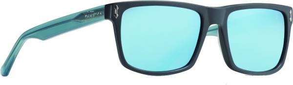 DRAGON - BLINDSIDE SUNGLASSES MATTE BLACK W/BLUE LENS - Image 1