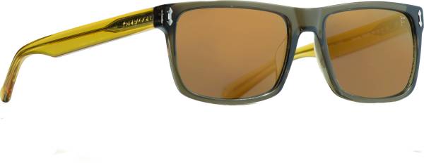 DRAGON - BLINDSIDE SUNGLASSES SHINY KHAKI W/GOLDEN LENS - Image 1