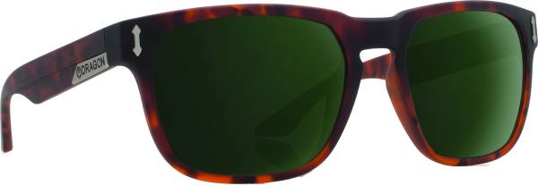 DRAGON - MONARCH SUNGLASSES MATTE TORTOISE W/G15 GREEN LENS - Image 1