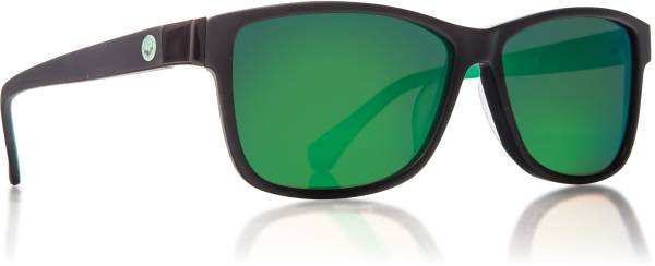 DRAGON - EXIT ROW SUNGLASSES MATTE BLACK W/GREEN ION LENS - Image 1