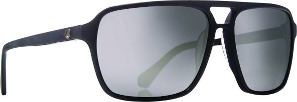 DRAGON - PASSPORT SUNGLASSES MATTE BLACK W/SILVER ION LENS - Image 1