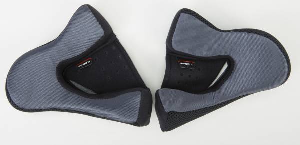 GMAX - GM-44 CHEEK PADS 20MM GREY LG - Image 1