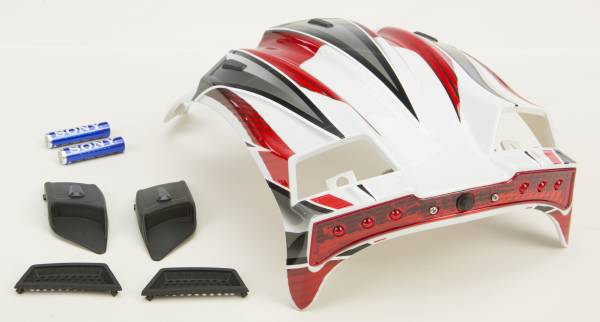 GMAX - TOP VENT MAX W/LED WHITE/RED - Image 1