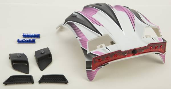 GMAX - TOP VENT MAX W/LED WHITE/PINK - Image 1